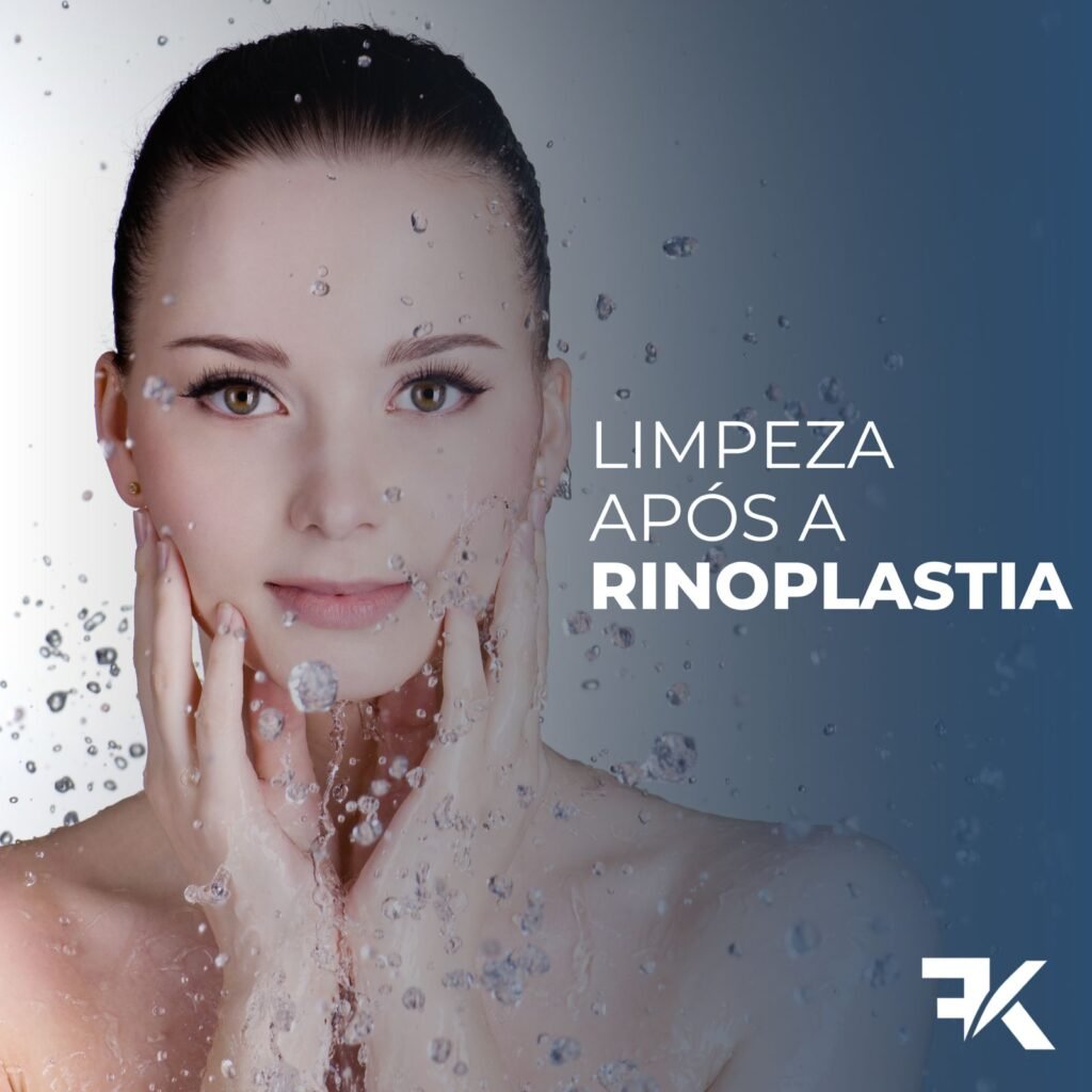 Limpeza após a rinoplastia