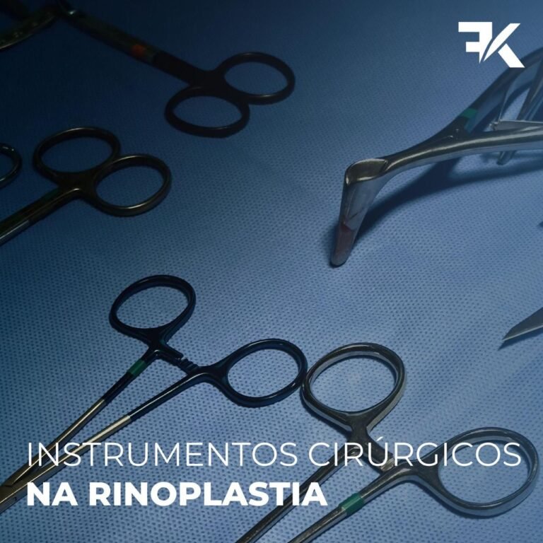 Instrumentos cirúrgicos na Rinoplastia