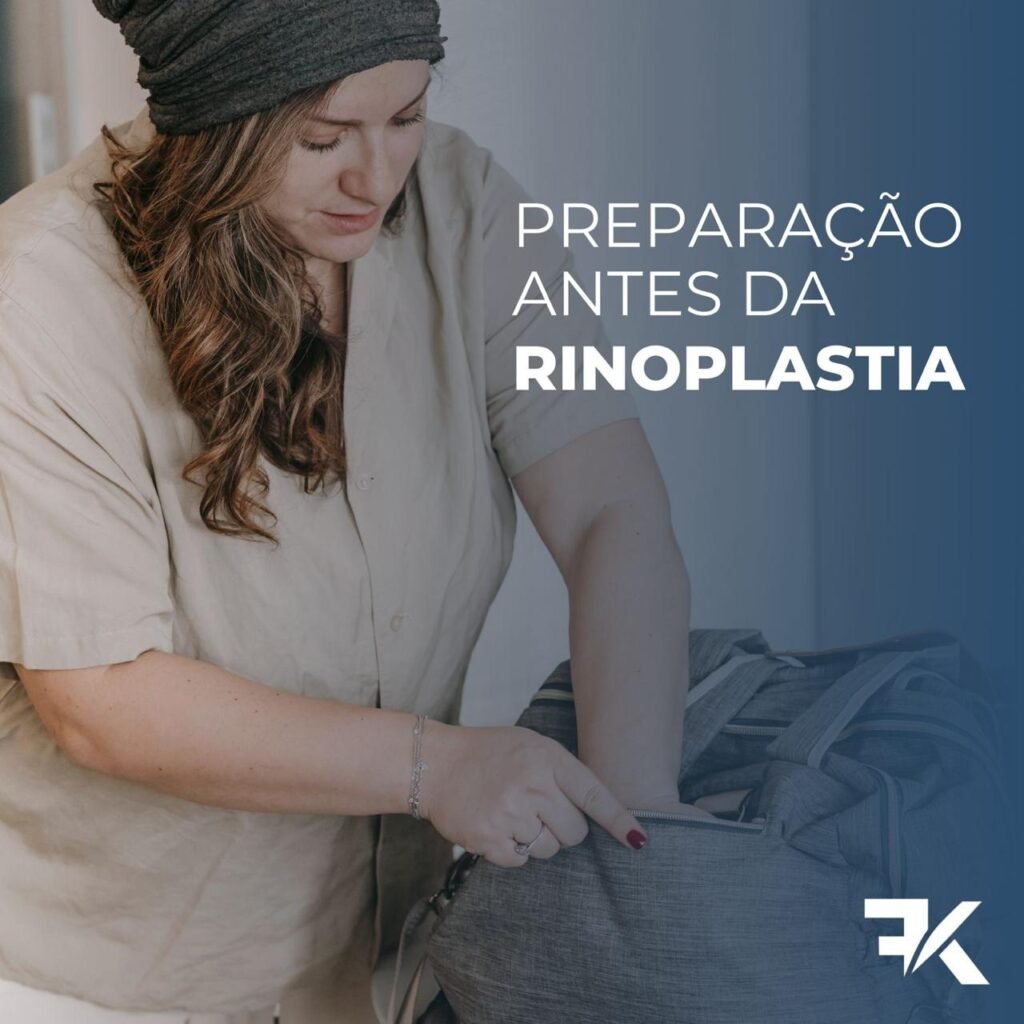 Preparação antes da Rinoplastia